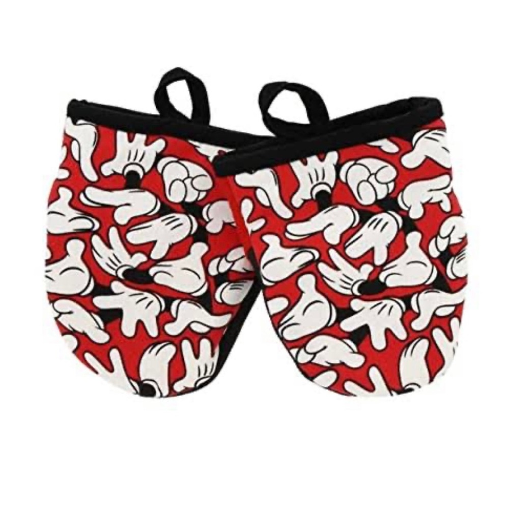 Disney Mickey Mouse 2pc oversized mini Oven Mitts 5.5” x 7” NEW - Picture 5 of 5